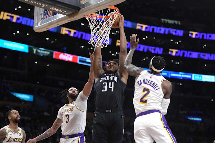 jarred vanderbilt anthony davis wendell carter d'angelo russell magic